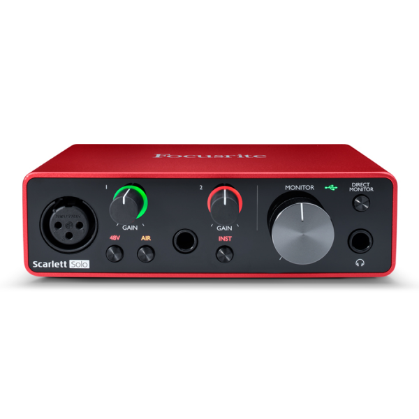 [오디오 인터페이스] Focusrite Scarlett solo USB 3세대