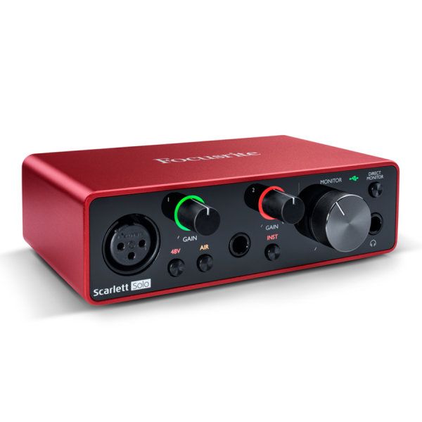 [오디오 인터페이스] Focusrite Scarlett solo USB 3세대