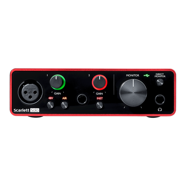 [오디오 인터페이스] Focusrite Scarlett solo USB 3세대