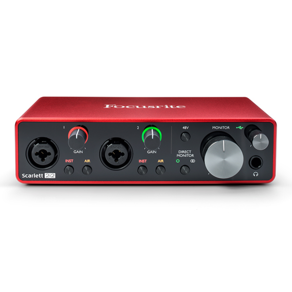 [오디오 인터페이스] Focusrite Scarlett 2i2 USB 3세대