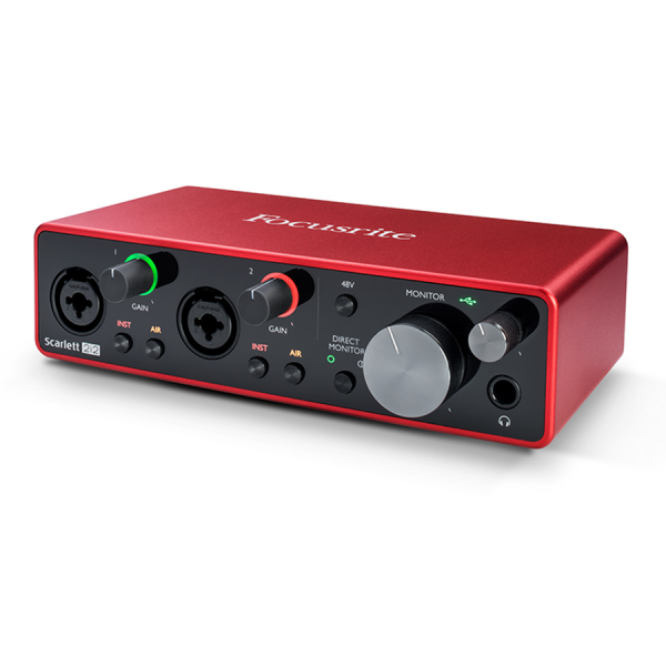 [오디오 인터페이스] Focusrite Scarlett 2i2 USB 3세대