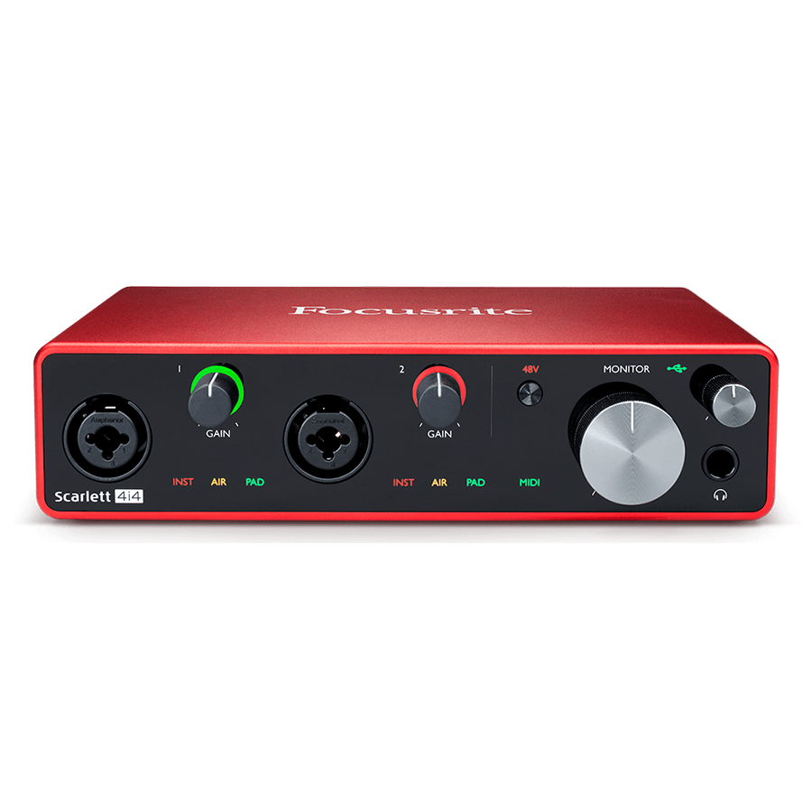 [오디오 인터페이스] Focusrite Scarlett 4i4 USB 3세대