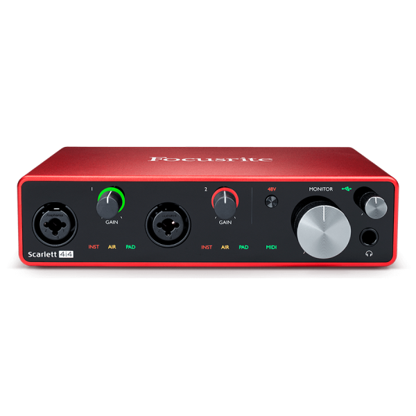 [오디오 인터페이스] Focusrite Scarlett 4i4 USB 3세대