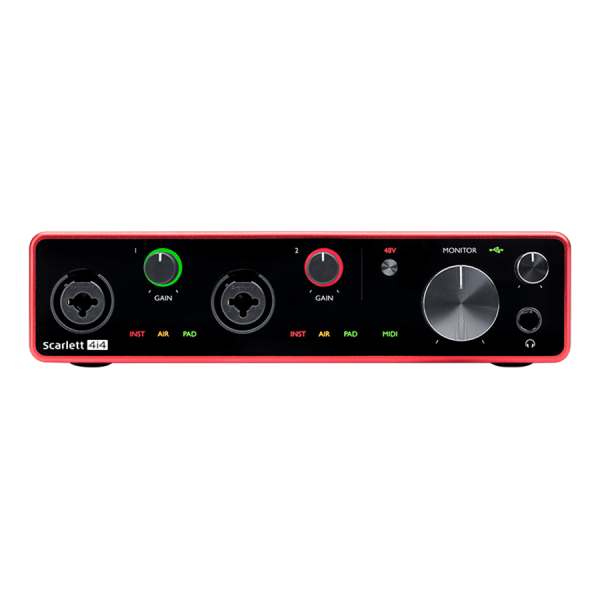 [오디오 인터페이스] Focusrite Scarlett 4i4 USB 3세대