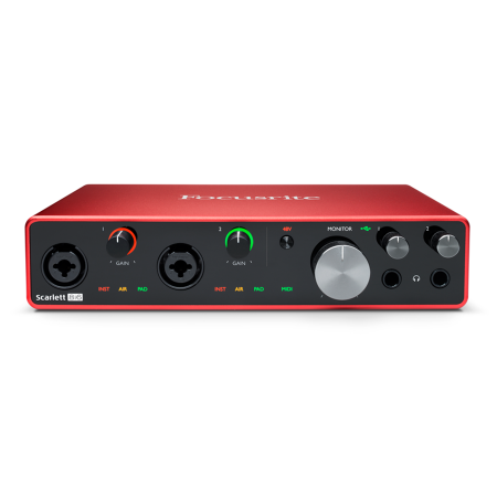 [오디오 인터페이스] Focusrite Scarlett 8i6 USB 3세대