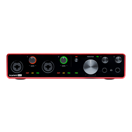 [오디오 인터페이스] Focusrite Scarlett 8i6 USB 3세대