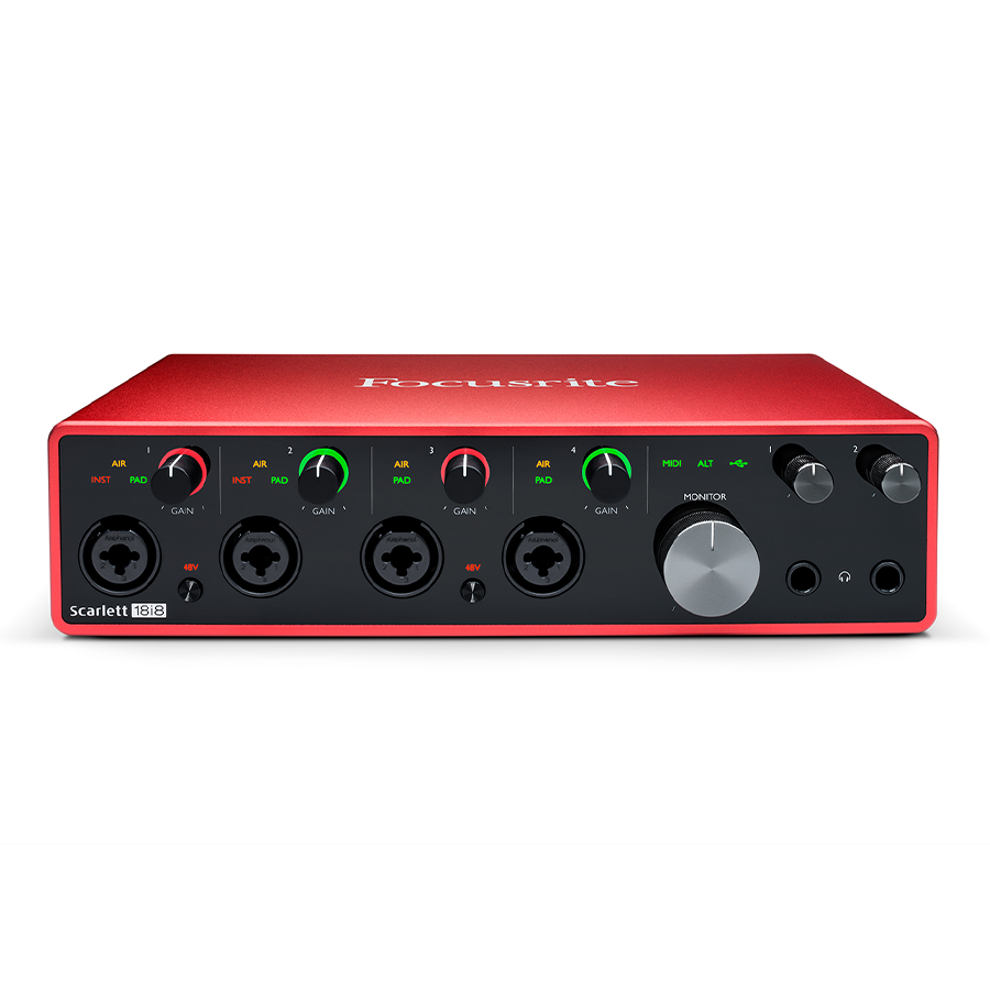 [오디오 인터페이스] Focusrite Scarlett 18i8 USB 3세대