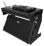 [디제이 테이블] UDG Ultimate Flight Case Portable Z-Style DJ Table Black Plus (Wheels) (U91072)