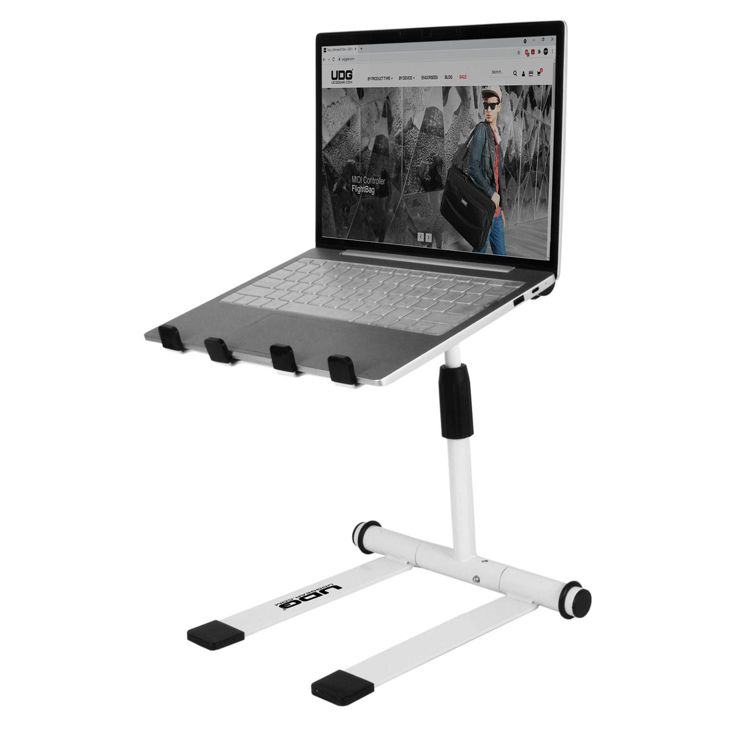 [랩탑 스탠드] UDG Ultimate Height Adjustable Laptop Stand (Black/White)