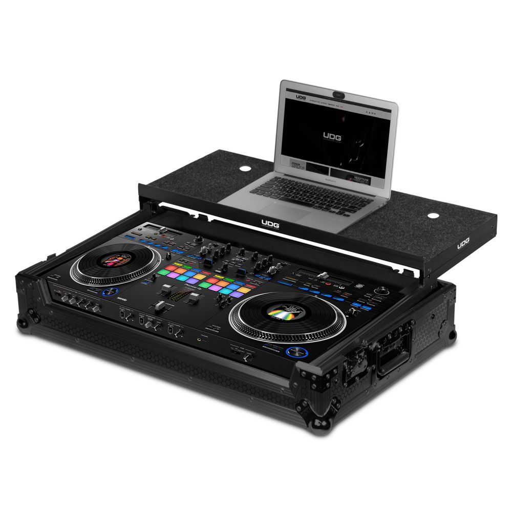 [플라이트 케이스] UDG Ultimate Flight Case Pioneer DDJ-REV7 Blk Plus (Laptop Shelf + Wheels)