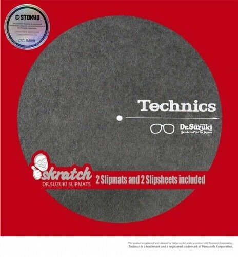 [12인치 슬립매트] Dr. Suzuki x Technics SKRATCH 12inch slipmats