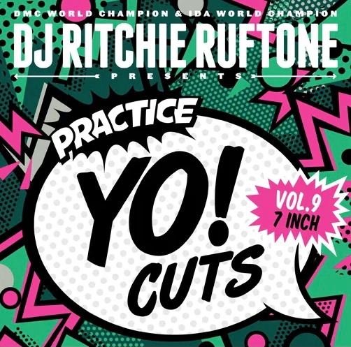 [7인치 배틀 바이닐] Practice Yo! Cuts Vol.9 (transparent green 7")