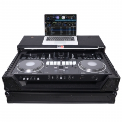 [플라이트 케이스] Prox Fits Pioneer DJ DDJ-REV7 Case Black On Black (W) / Laptop Shelf & Wheels
