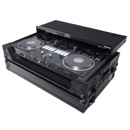 [플라이트 케이스] Prox Fits Pioneer DJ DDJ-REV7 Case Black On Black (W) / Laptop Shelf & Wheels