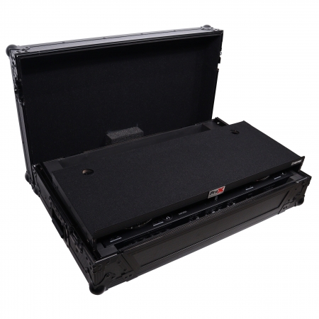 [플라이트 케이스] Prox Fits Pioneer DJ DDJ-REV7 Case Black On Black (W) / Laptop Shelf & Wheels