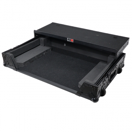 [플라이트 케이스] Prox Fits Pioneer DJ DDJ-REV7 Case Black On Black (W) / Laptop Shelf & Wheels