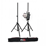 [스피커 삼각대 스탠드] Set of 2 Heavy Duty Speaker Tripod Stands 6 ft. (44"-72") W/Bag