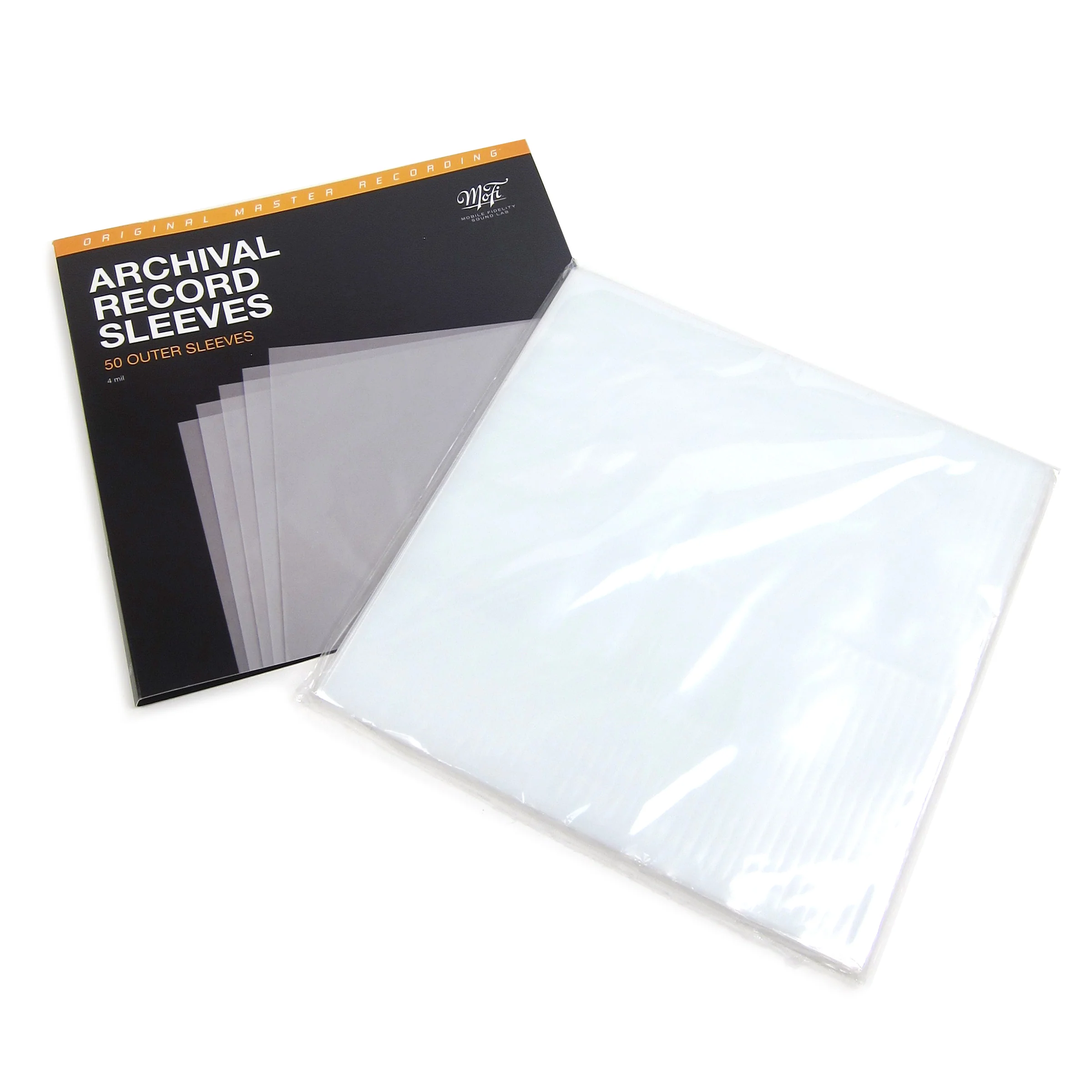 [바이닐 슬리브] Mobile Fidelity Sound Lab 12" Ultraclear Polypropylene Vinyl Record Outer Sleeves (pack of 50)