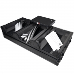 [플라이트 케이스]Prox Fits 2X CDJ-3000 CD and DJM-900NXS2 Mixer W/Wheels & Laptop Shelf (Black on Black)