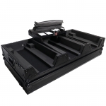 [플라이트 케이스]Prox Fits 2X CDJ-3000 CD and DJM-900NXS2 Mixer W/Wheels & Laptop Shelf (Black on Black)