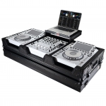 [플라이트 케이스]Prox Fits 2X CDJ-3000 CD and DJM-900NXS2 Mixer W/Wheels & Laptop Shelf (Black on Black)