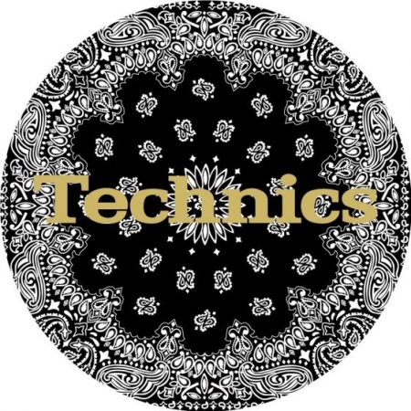 [12인치 슬립매트] Technics 12" Bandana Slipmat Pair