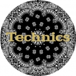 [12인치 슬립매트] Technics 12" Bandana Slipmat Pair