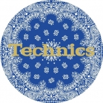 [12인치 슬립매트] Technics 12" Bandana Slipmat Pair