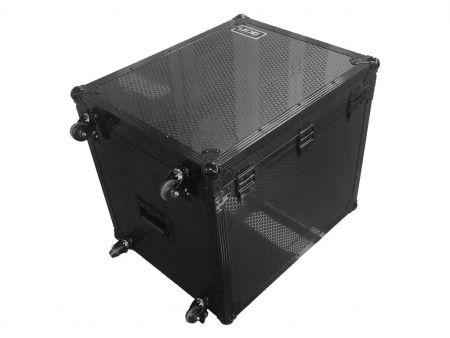 [플라이트 케이스] UDG Ultimate Flight Case 4 CDJ/ Mixer Black Plus (Trolley & Spinner Wheels)