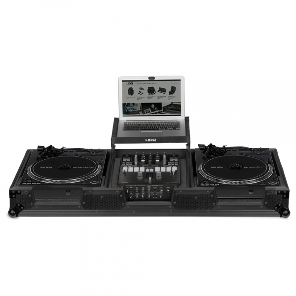 [플라이트 케이스] UDG Ultimate Flight Case Set Pioneer PLX-CRSS12 & 10"/12" Mixer Blk Plus (L&W)