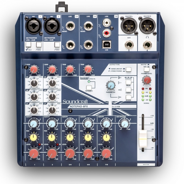 [믹서] Soundcraft Notepad-8FX