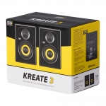[모니터 스피커] KRK KREATE 3 크리에이트3 3.5인치 블루투스 모니터 스피커 1조 (Pair)