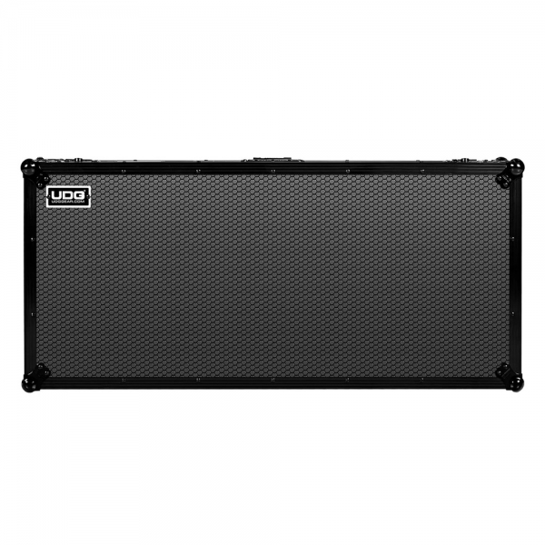 [플라이트 케이스] UDG Ultimate Flight Case Set AlphaTheta CDJ-3000X/DJM-A9 Black Plus (Laptop Shelf + Wheels) (U91111BL)