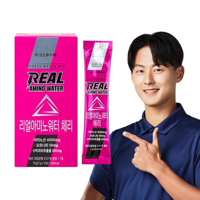 (NEW) 리얼아미노워터 체리 10PO