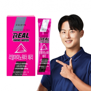 현대캐피탈 배구단 x (NEW) 리얼아미노워터 체리 10PO