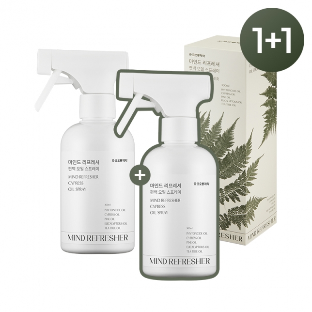(1+1) 마인드 리프레셔 편백 오일 스프레이 300ml