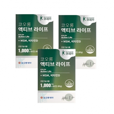 코오롱 액티브 라이프 60정 x3 (90일분)