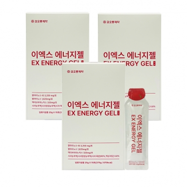 코오롱 에너지젤 사과 25ml 15PO x3개 (45PO)