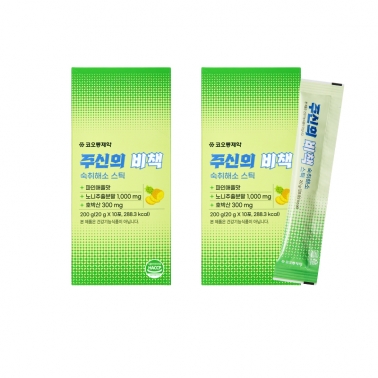 (NEW) 주신의비책 숙취해소 스틱 20g 10PO x2개 (20PO)