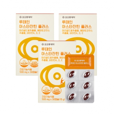 코오롱 루테인 아스타잔틴 30캡슐, 3개