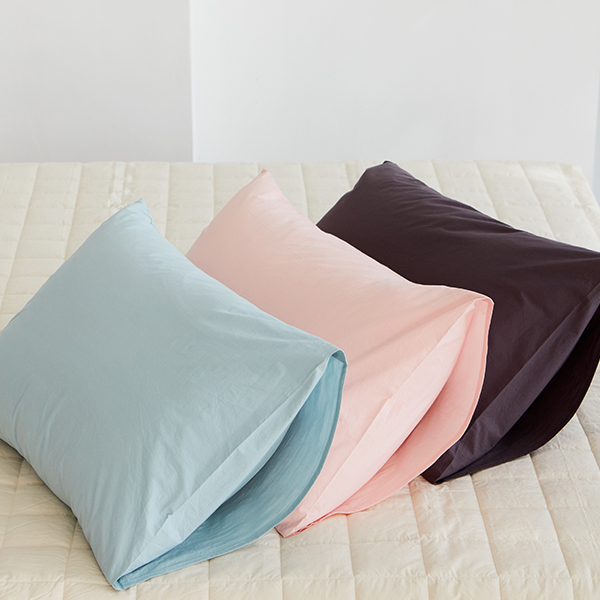 바이오워싱 면100% 베개커버(호텔식)