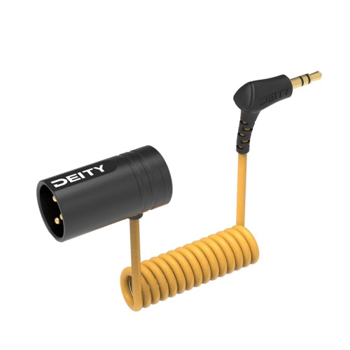 DEITY 데이티 V-Link 3.5mm TRS to 3-Pin XLR 팬텀 파워 컨버터 케이블