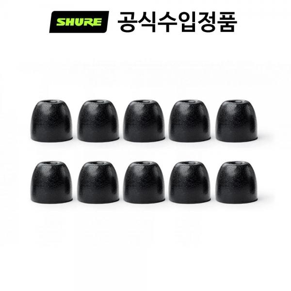 슈어 이어폰 블랙 폼 슬리브 미디움 EABKF1 size M [국내정품]