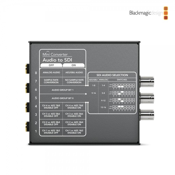 블랙매직디자인 미니 컨버터 Audio to SDI