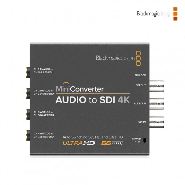 블랙매직디자인 미니 컨버터 Audio to SDI 4K