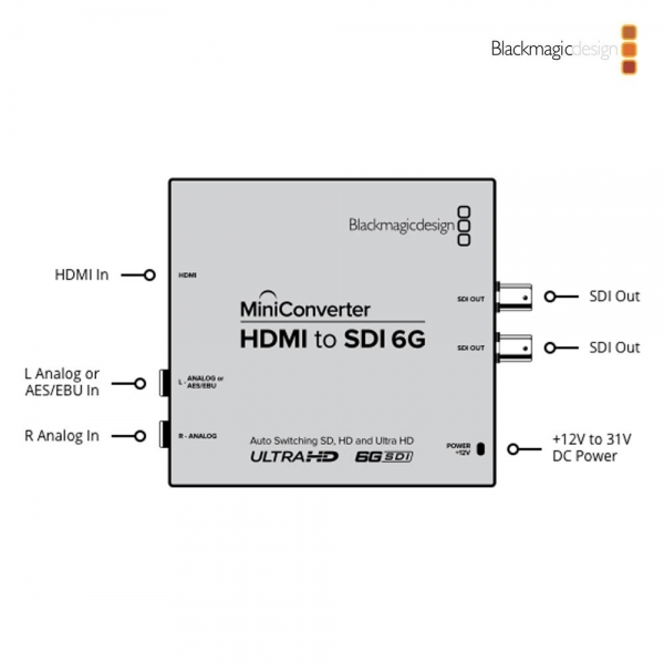 블랙매직디자인 미니 컨버터 HDMI to SDI 6G