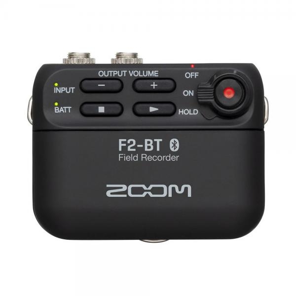 ZOOM 줌 F2BT 블루투스 필드 레코더+라발리에 핀 마이크(블랙, 화이트)