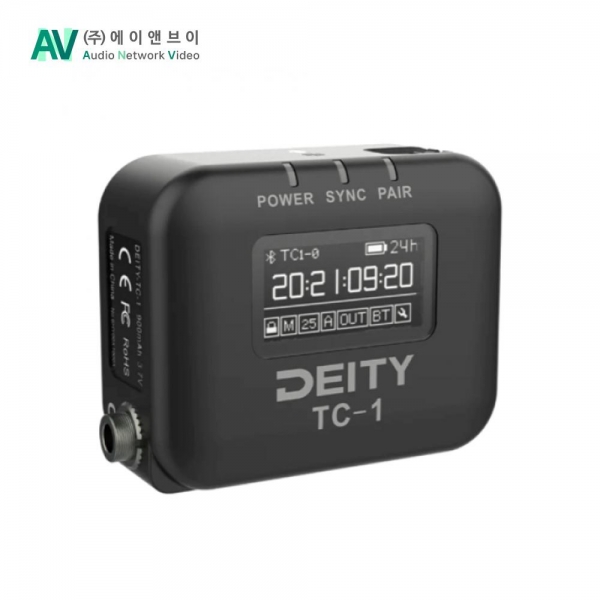 Deity 데이티 TC-1 타임코드 제너레이터  3pack Kit, 블루투스, 2.4GHz, 무선 동기화