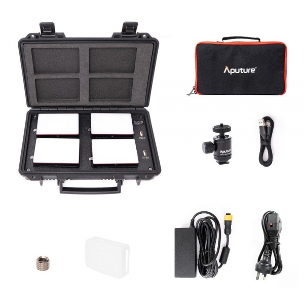 어퓨쳐 MC 4-Light Travel Kit 트래블 조명 키트 Aputure