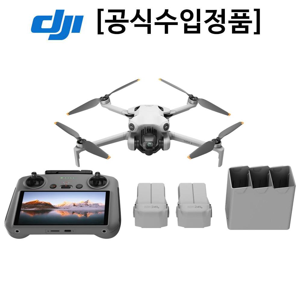 DJI 미니4 프로 플라이모어 콤보 Mini4 Pro 드론(스크린 조정기 RC2)